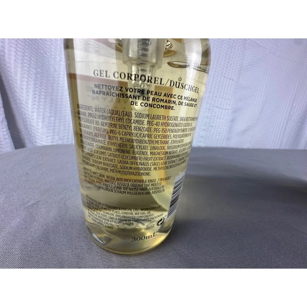 Crabtree‎ & Evelyn GARDENERS Body Wash 10.1 oz DISCONTINUED New